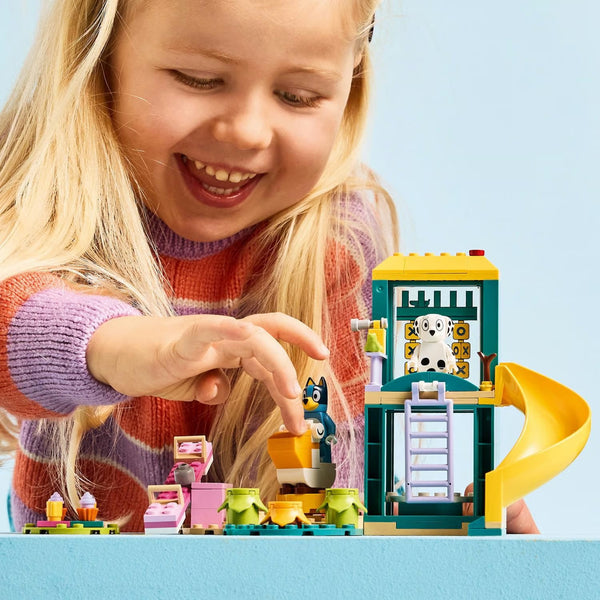 LEGO Bluey Playground Fun with Bluey and Chloe Building Set Multi 104 pc -F7-0092