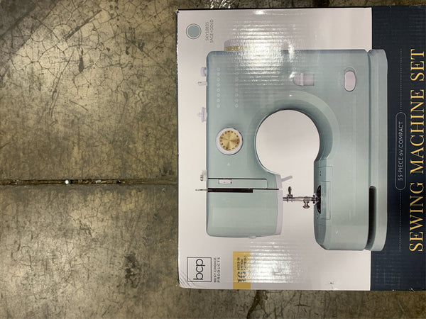 Best Choice Products 55-Piece Sewing Machine Kit for Beginners, w/ 16 Stitch Patterns, Double Stitching - Brown -J2-0361