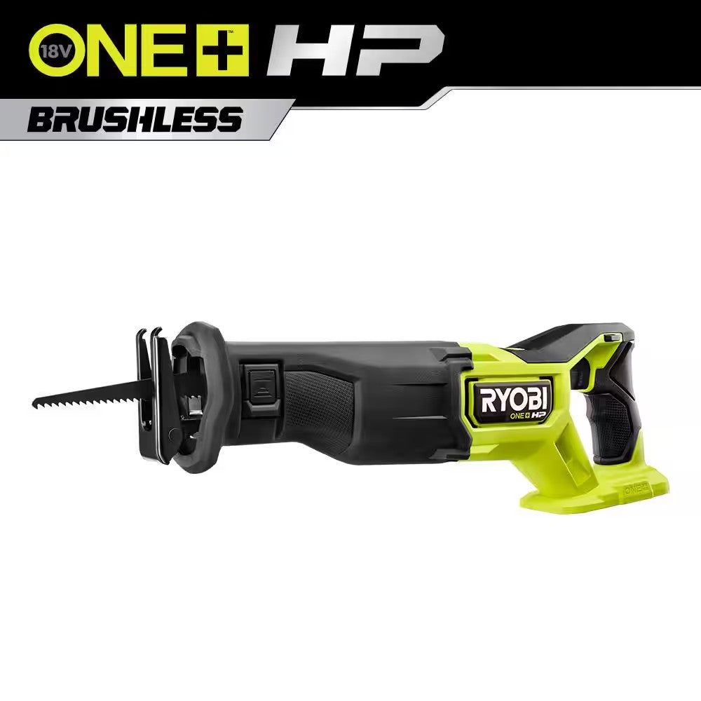 RYOBI ONE+ HP 18V Brushless Cordless Reciprocating Saw (Tool Only) - 1057