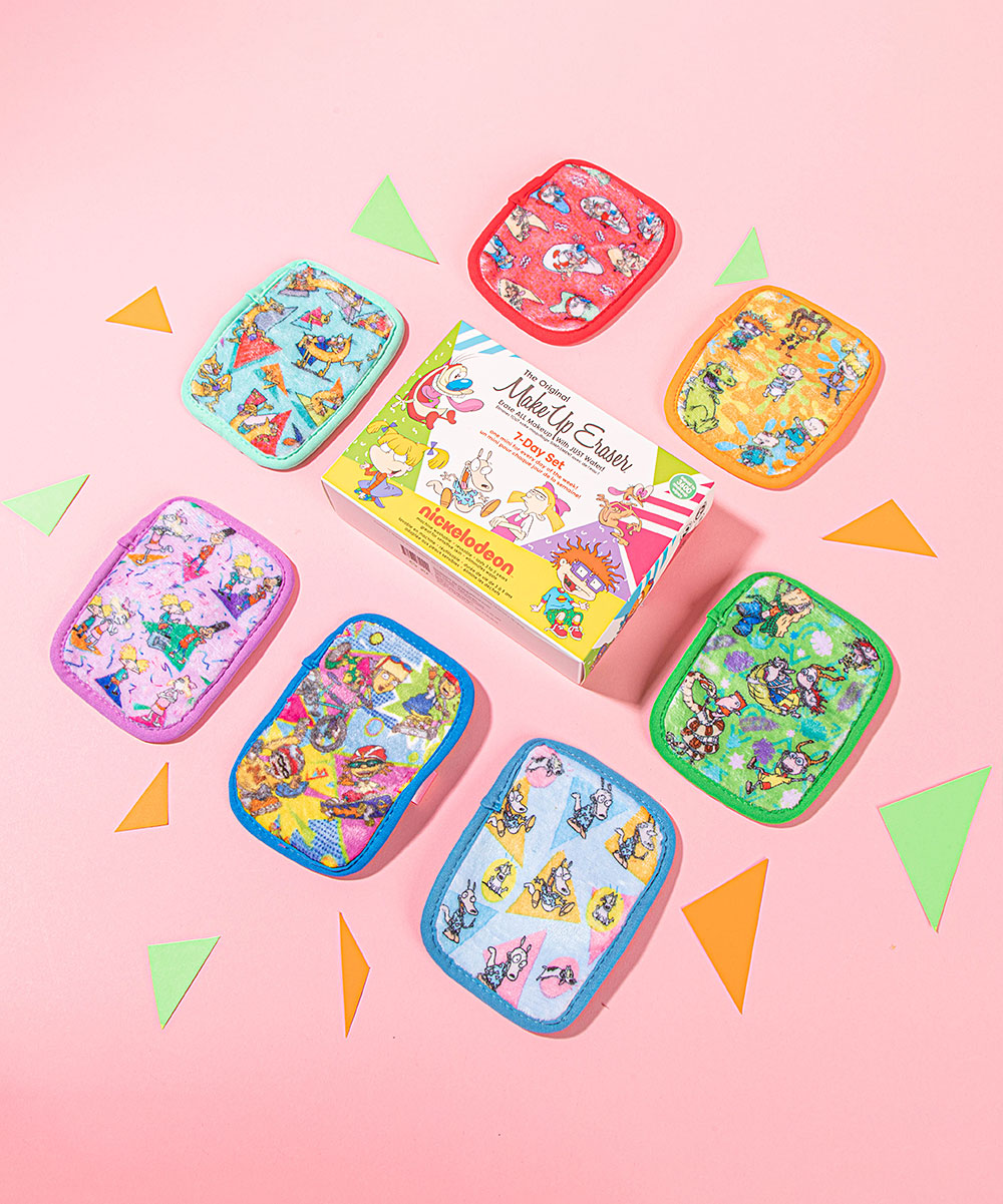 Makeup Eraser 90's Nickelodeon 7 Day Set Colour: White - F6 - 898