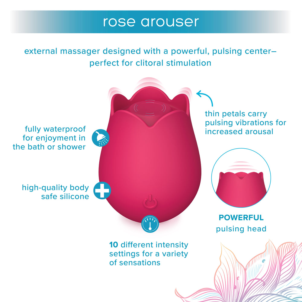 plusOne Vibrating Rose Arouser -K8-0499