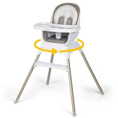 Safety 1st Grow and Go Rotating High Chair - French Gray - G8-1833 -G8-1834