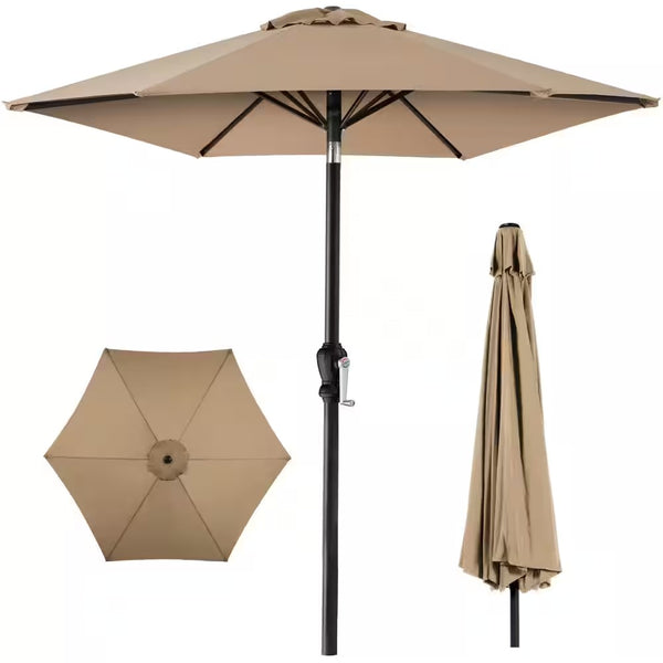 10 ft. Market Tilt Patio Umbrella in Tan - F2 - 2004
