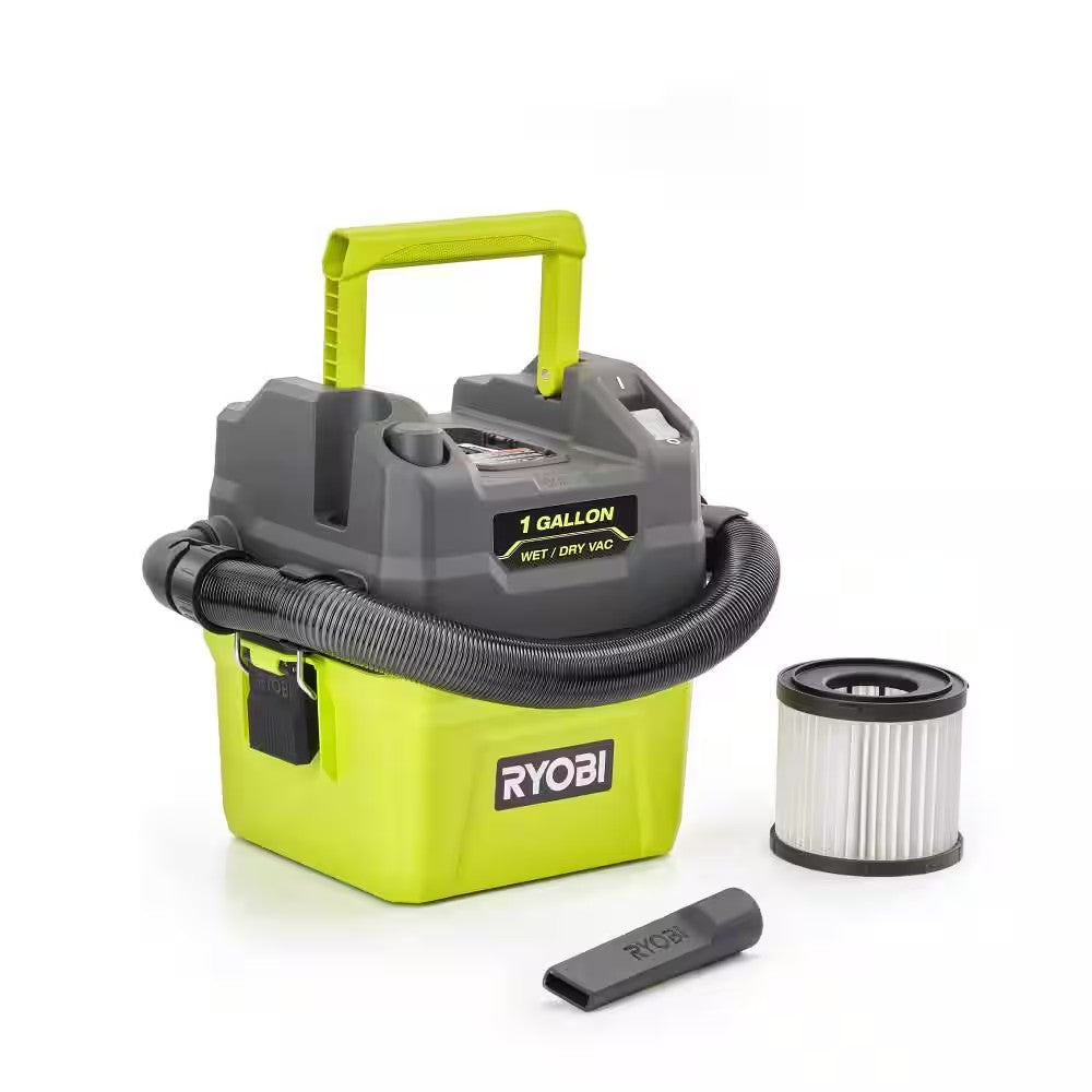 RYOBI ONE+ 18V Cordless 1 Gal. Wet/Dry Vacuum (Tool Only) 818
