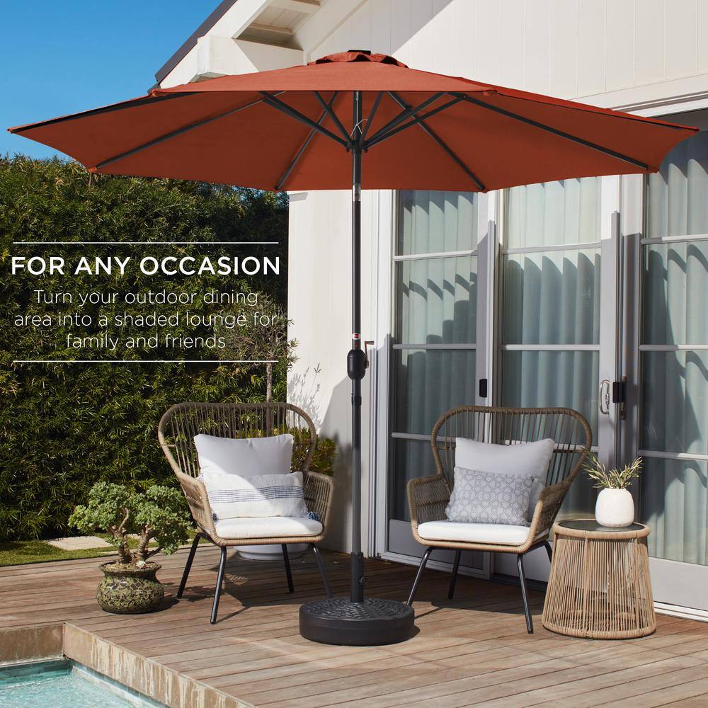 10 ft. Market Tilt Patio Umbrella in Rust - L8 - 468
