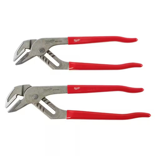 Milwaukee 10 in. and 12 in. Smooth Jaw Pliers Set (2-Pack) - 1081