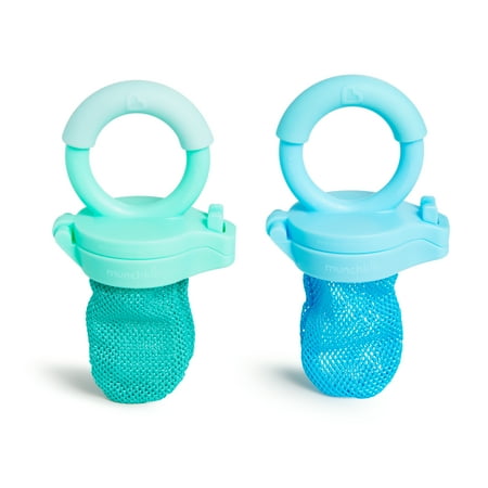 Munchkin  Fresh Food Feeder, Blue/Mint, Unisex, 2 Pack -K14-0658