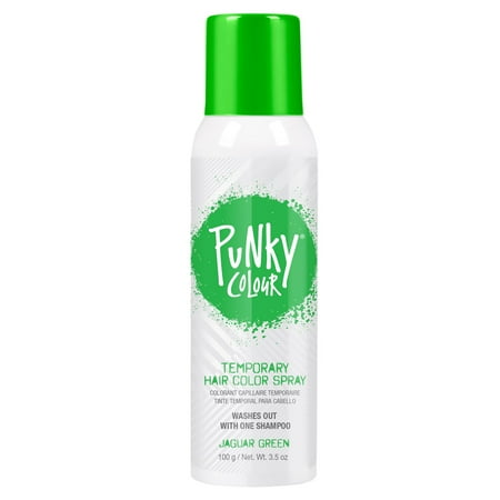Punky Color Temporary Hair Color Spray, Jaguar Green, 3.5 oz - B6 - 1527