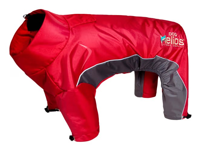 Dog Helios Blizzard Full-Bodied Adjustable and 3M Reflective Jacket for Dogs - Cola Red - Medium - L14 - 637