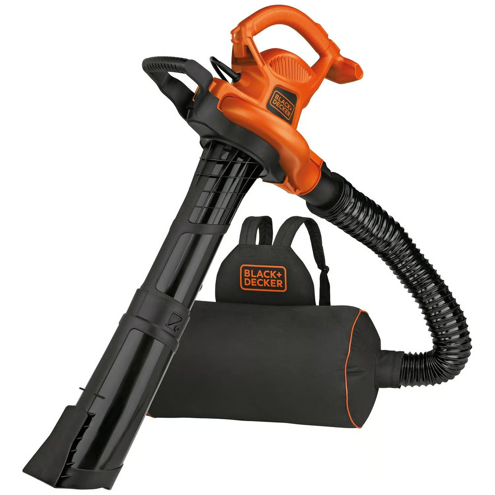 Black+Decker 250 mph 400 CFM Electric Backpack Blower/Mulcher/Vac 1871