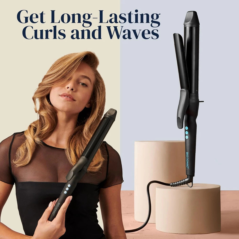 Bio Ionic Long Barrel 1" Curling Iron — F67