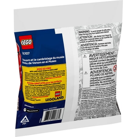 LEGO Marvel Venom's Museum Robbery - Super Hero Building Set for Kids - Includes Spider-Man and Venom Minifigures - 30707 -K5 - 1507