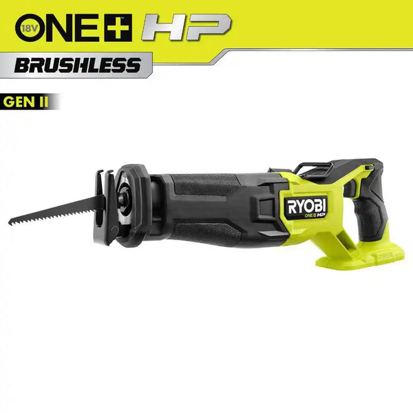 RYOBI ONE+ HP 18V Brushless Cordless Reciprocating Saw (Tool Only) - 1472