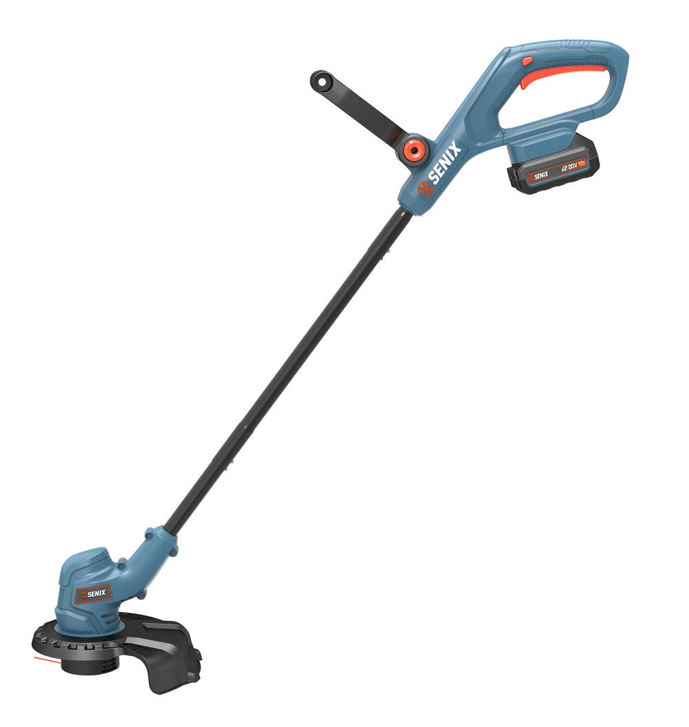 SENIX 20-volt Max 10-in Straight Shaft Battery String Trimmer 2 Ah (Battery and Charger Included) 1541