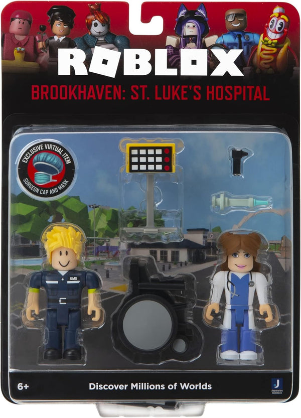 Roblox Action Collection - Brookhaven: St. Luke's Hospital Game Pack Includes Exclusive Virtual Item 1351