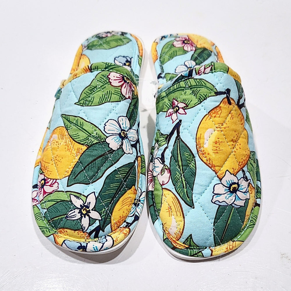 Vera Bradley Lemon Grove Travel Slippers Womens Medium 7-8 Slip on Mules Comfort -A4-1060 -A4-1061 -A4-1062 -A4-1063 -J5-1575 -J5-1576 -J5-1577