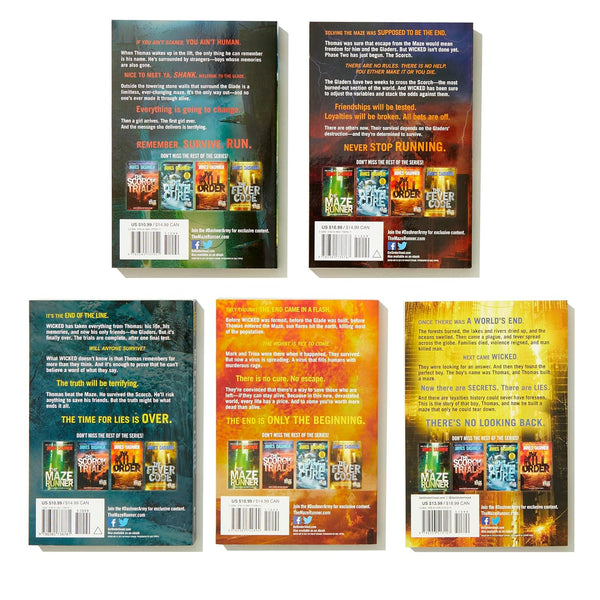 The Maze Runner Series Complete Collection Boxed Set (5-Book) 1390