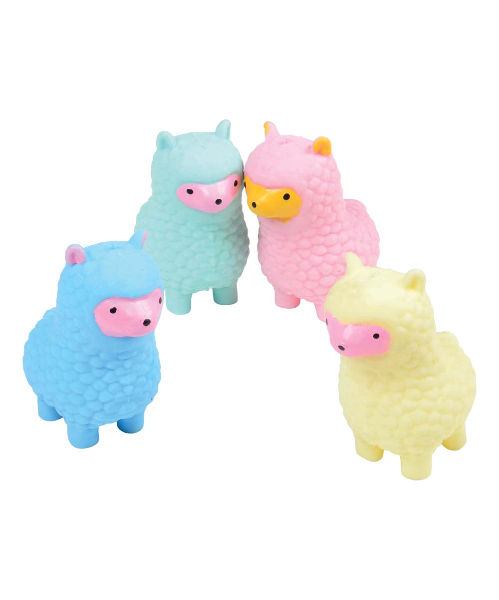 (Price/Dozen)U.S. Toy GS882 Smooshy Stress Alpaca - L9 - 486