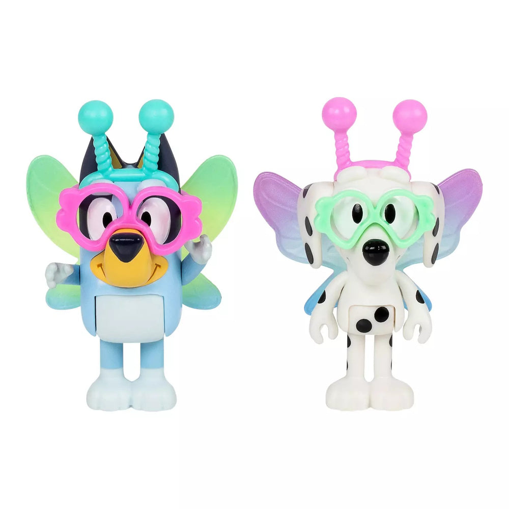 Bluey Aliens Alien Bluey and Alien Chloe Figure Set - C3 - 323