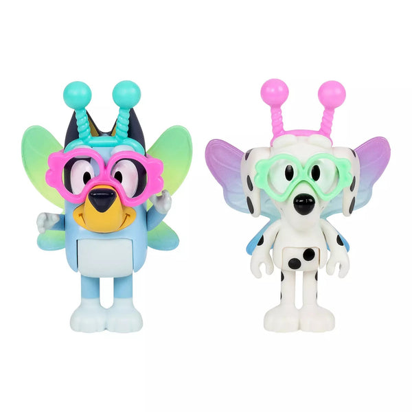 Bluey Aliens Alien Bluey and Alien Chloe Figure Set - C3 - 323