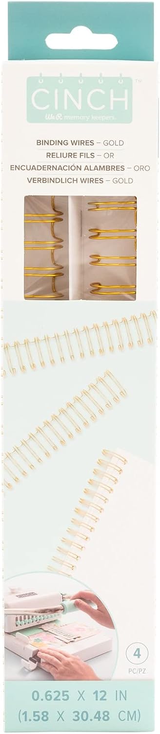We R Cinch 0.625" Gold Binding Wires - K9 - 489