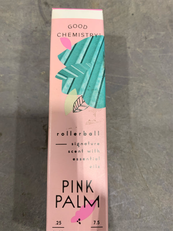 Good Chemistry Pink Palm Rollerball Perfume Pink Palm 0.25 Fl Oz (Pack of 1) -K10-0561