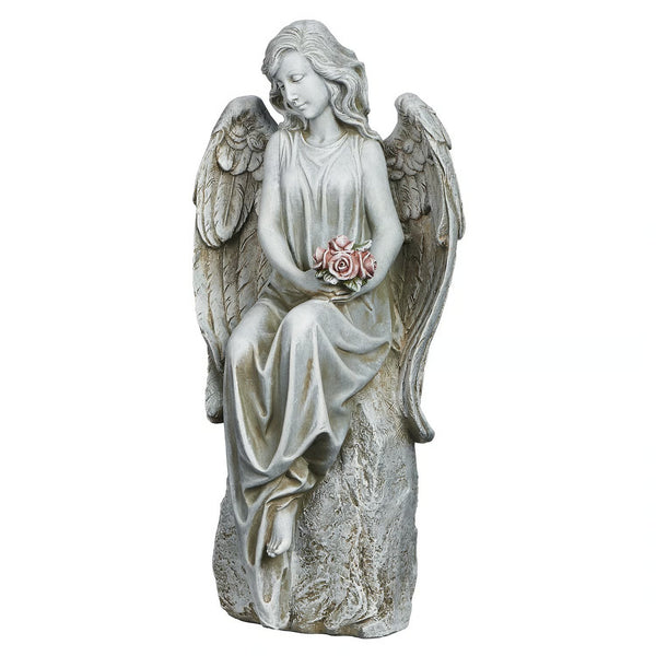 Roman Gray Polyresin 17.75 in. H Outdoor Decoration - A14 - 727