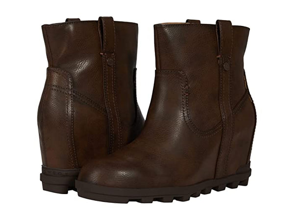 Yellow Box Shoes Women's Casual Boots BROWN - Brown Centry Wedge Boots - Women Size 8.5M - F4 - 833
