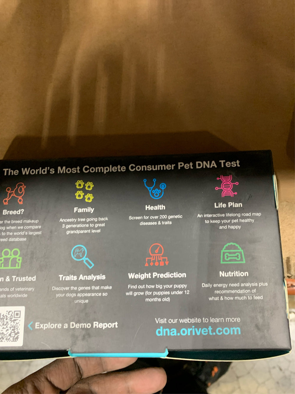 ORIVET Dog Breed DNA + Health Test - 1 Pack, Genopet+ Breed ID Kit | Comprehensive Canine Breed Identification Kit, Genetic Health Screening & Life -B8-1201 -B8-1202 -B8-1203 -K2-1388