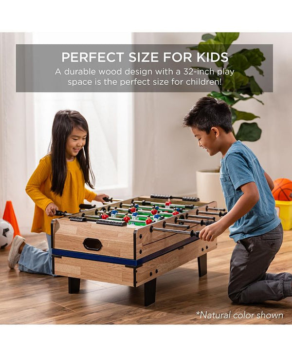 Best Choice Products 4-in-1 Multi Game Table, Childrens Arcade Set w/ Pool Billiards, Air Hockey, Foosball - Multi - E3 - 1634