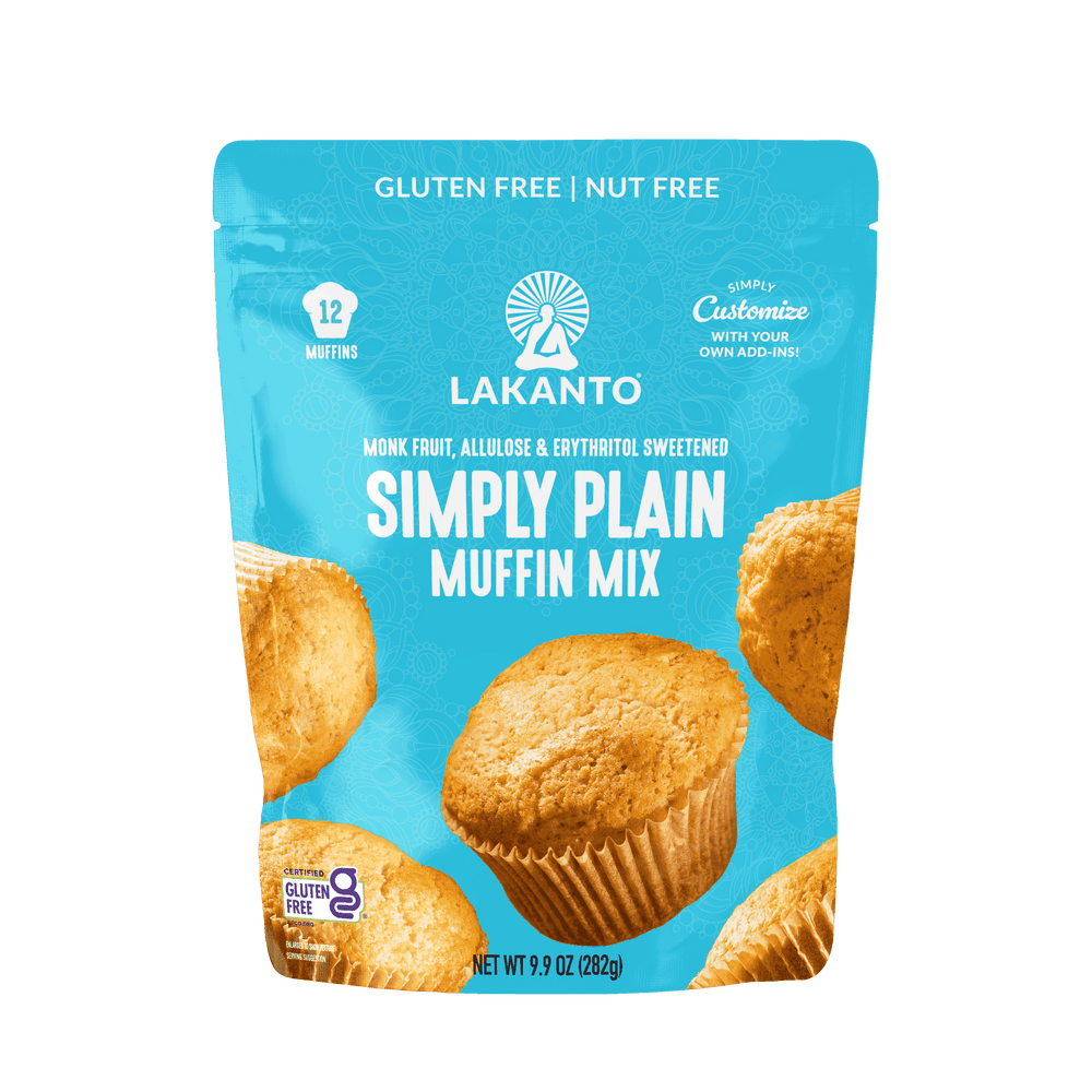 Lakanto Monk Fruit & Allulose Sweetened Plain Muffin Mix