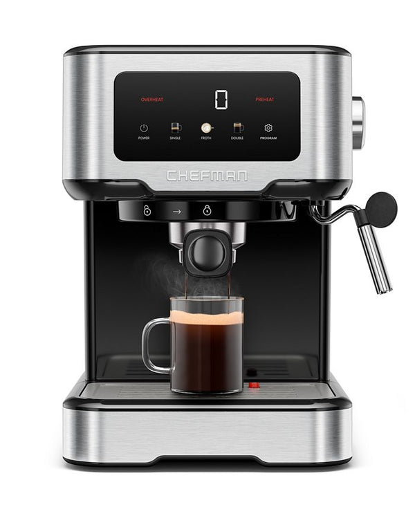 Chefman Craft Brew Espresso Machine - Silver - No Size -J10-0586