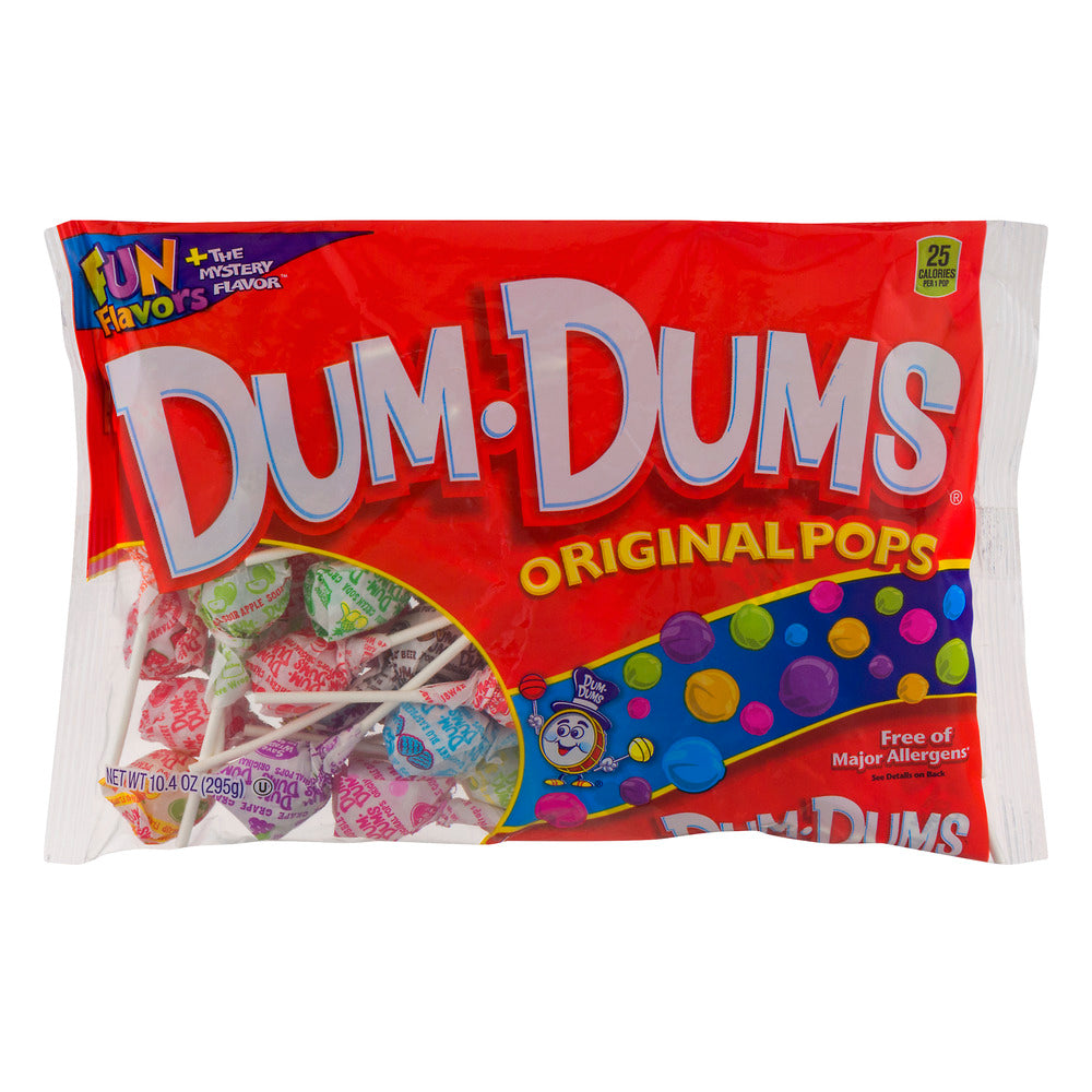 Dum Dum Pops Assorted Flavor Lollipops 10.4 Oz. 24 Count - QTY 5 - B17