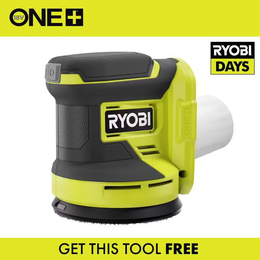 RYOBI ONE+ 18V Cordless 5 in. Random Orbit Sander (Tool Only) - 1062