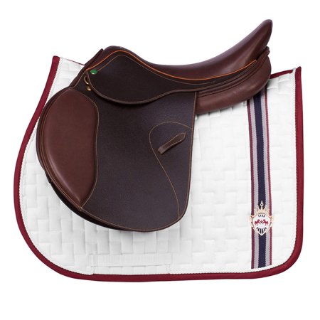 Equine Couture Ocala All Purpose Saddle Pad White - B3 - 517