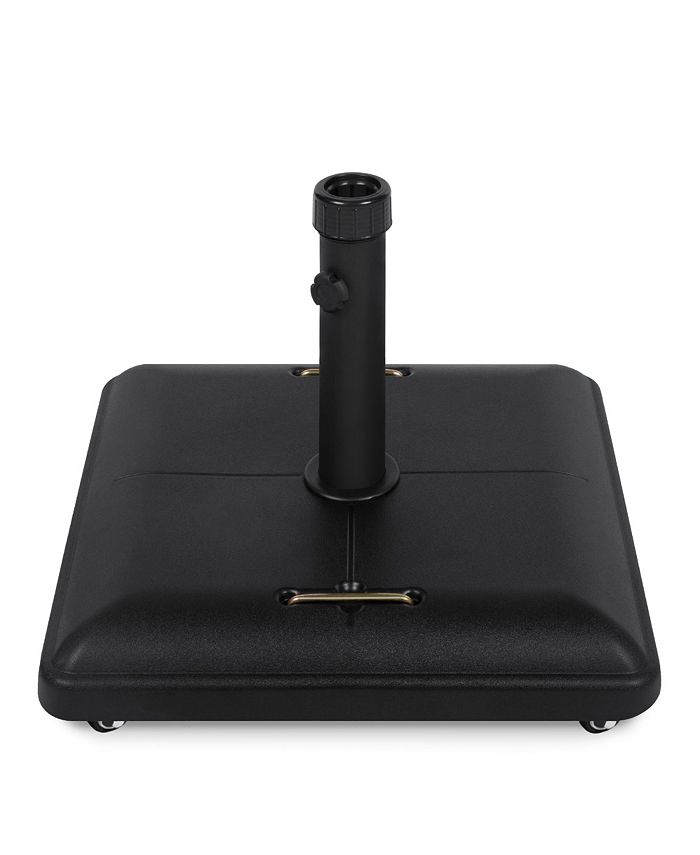 Best Choice 81-lb Rolling Umbrella Base w/ Wheels — Black — F117