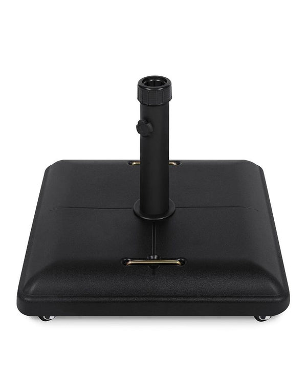 Best Choice 81-lb Rolling Umbrella Base w/ Wheels — Black — F117
