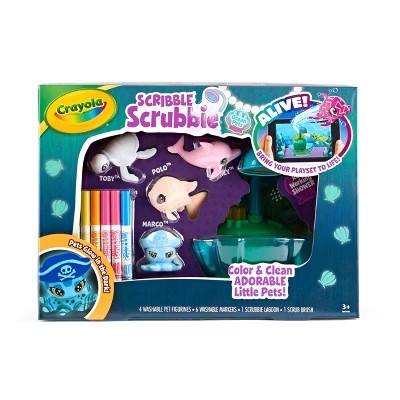 Crayola Scribble Scrubbie Ocean Glow Lagoon - F8 - 1018