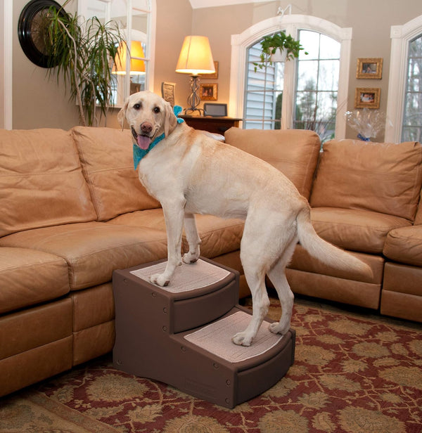 Pet Gear Easy Step II Pet Stairs, Extra Wide, Chocolate - F5 - 1820