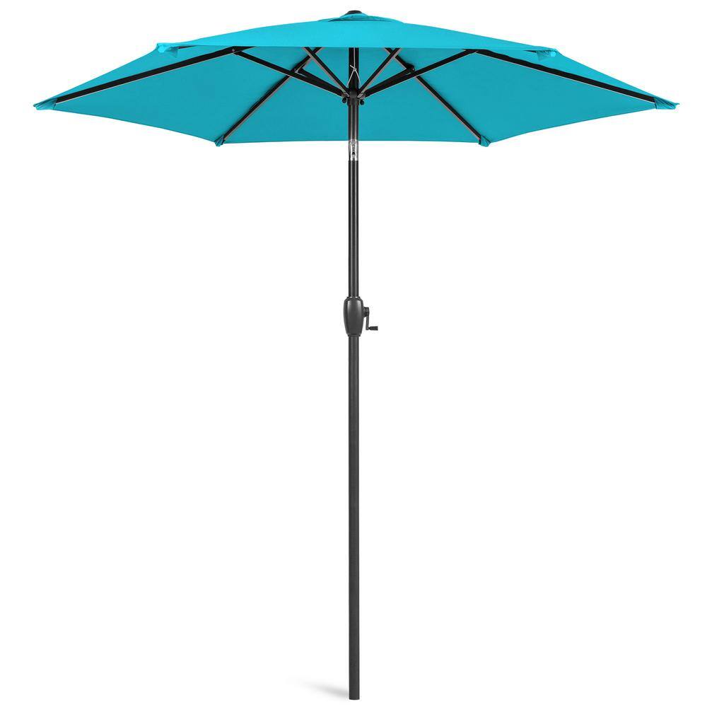 7.5 ft. Market Tilt Patio Umbrella in Sky Blue - K3 - 382