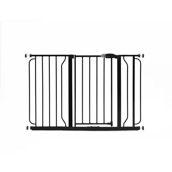 30 in. Tall Black Extra Wide Metal Gate 489