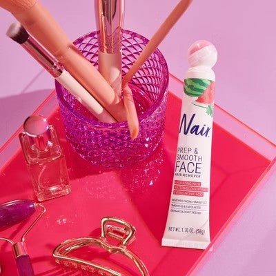 Nair Prep & Smooth Facial Hair Removal Cream for Women Hydrating - 1.76 oz - C11 - 493