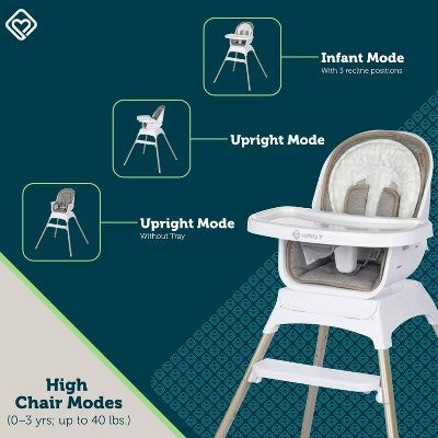 Safety 1st Grow and Go Rotating High Chair - French Gray - D9 - 1300