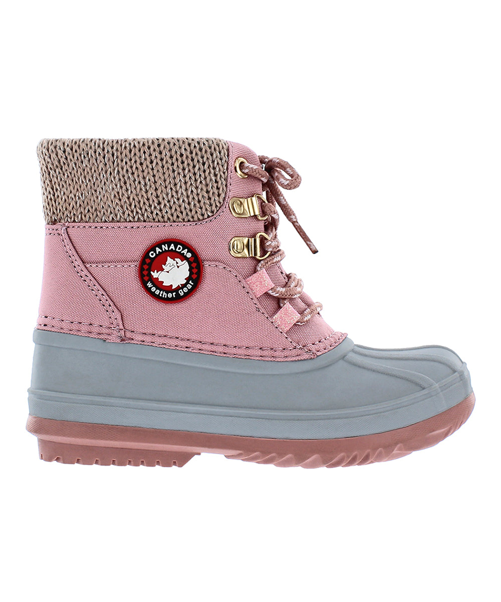 Light Rose Berrg Duck Boots - Girls Size 9M - F7 - 946
