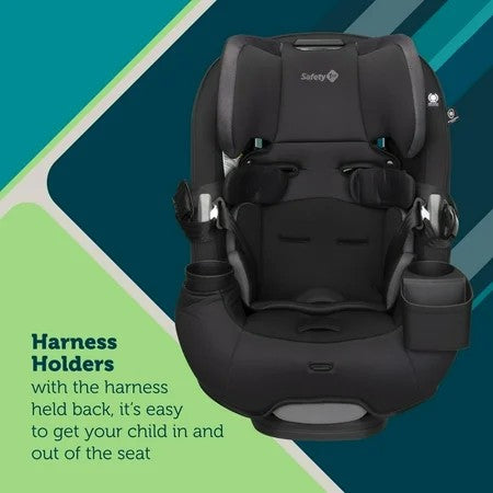 Safety 1st Grow and Go Sprint All-in-One Convertible Car Seat, Cranberry Ice II, Infant & Toddler, Unisex 1981