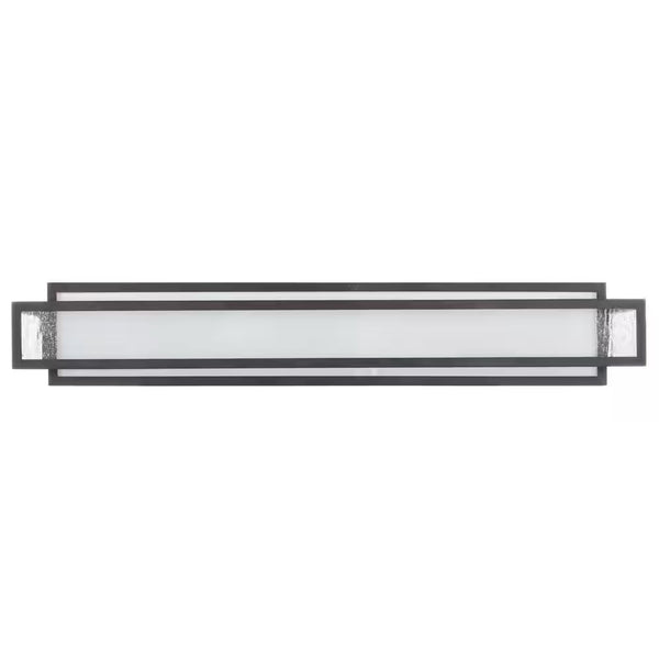 4-Light Aged Black Charcoal Bath Light - B1 - 0311