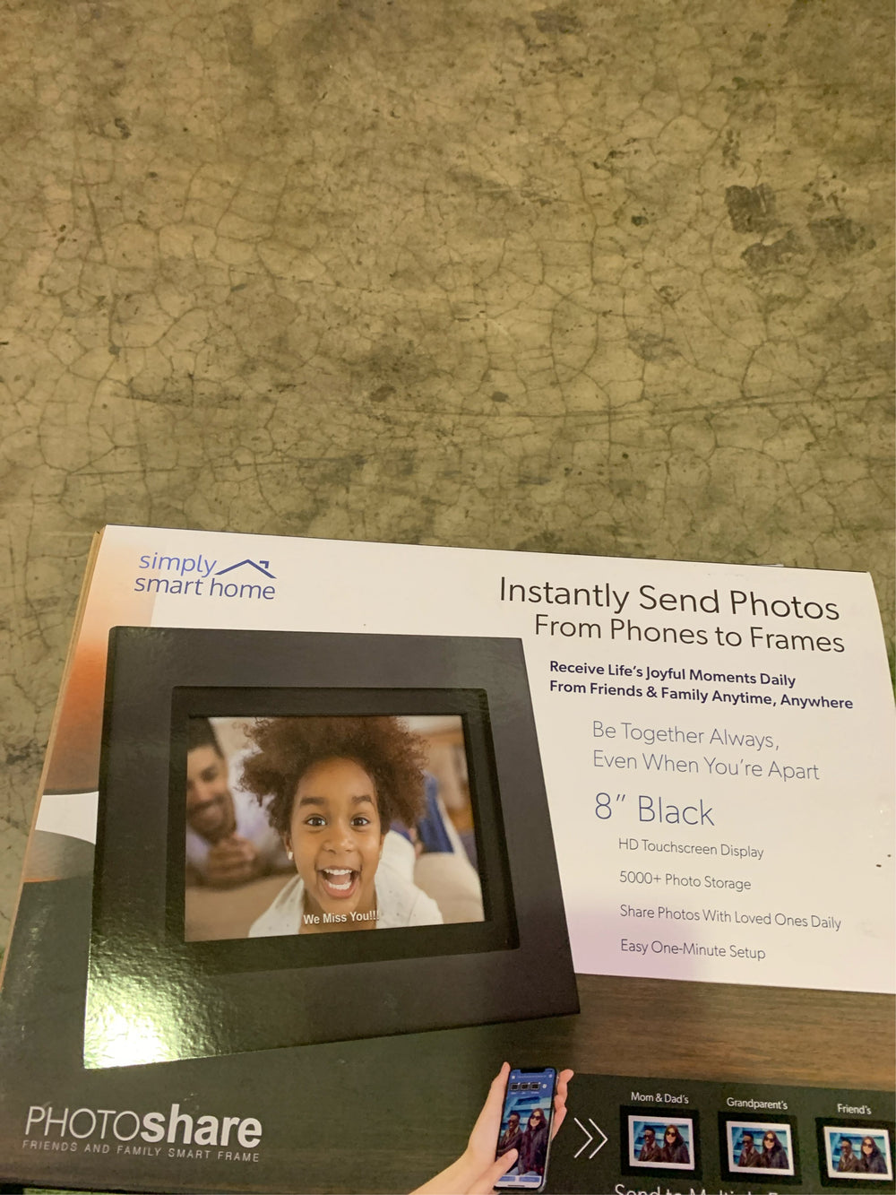 8 in. PhotoShare Social Network Frame - L8 - 198 -C2-0325 -C2-0330