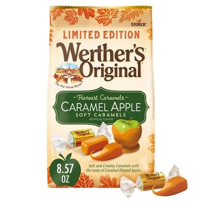 Werther's Original Halloween Harvest Caramel Apple Soft Caramels - 8.57oz - QTY 4 - B42