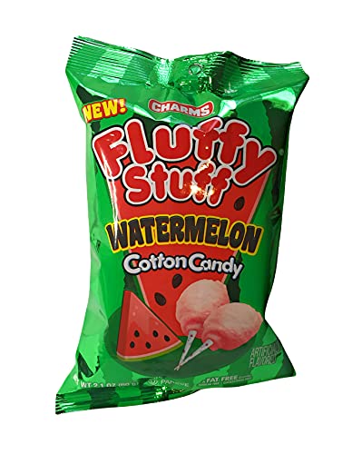 Charms Watermelon Fluffy Stuff 2.1 Oz. Bag - QTY 3 - B92