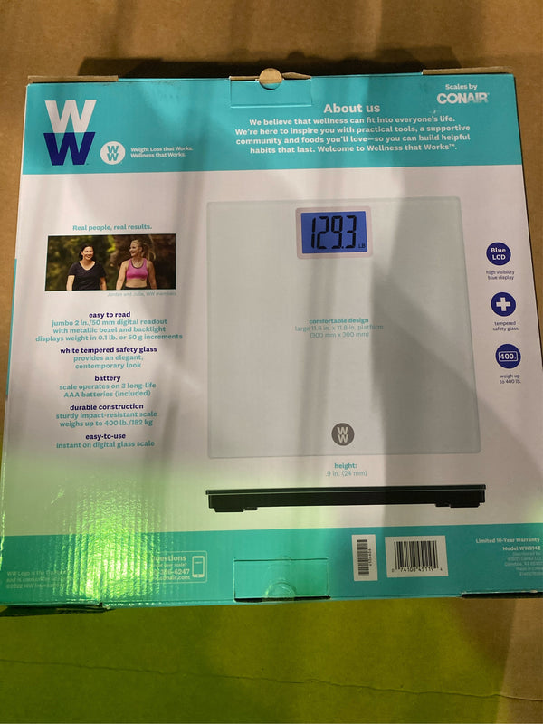 Super Large LCD Display with Backlight White - Weight Watchers - L7 - 224